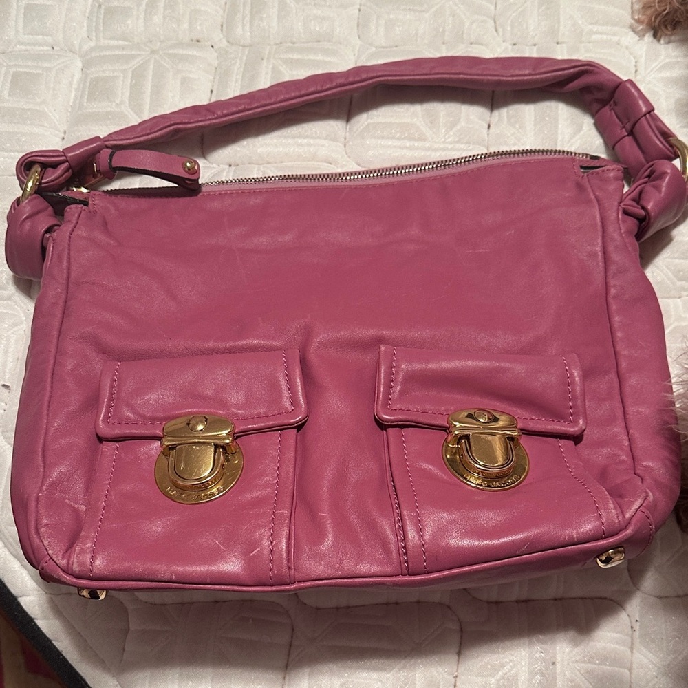 Marc Jacob’s pink soft leather Shoulder Bag